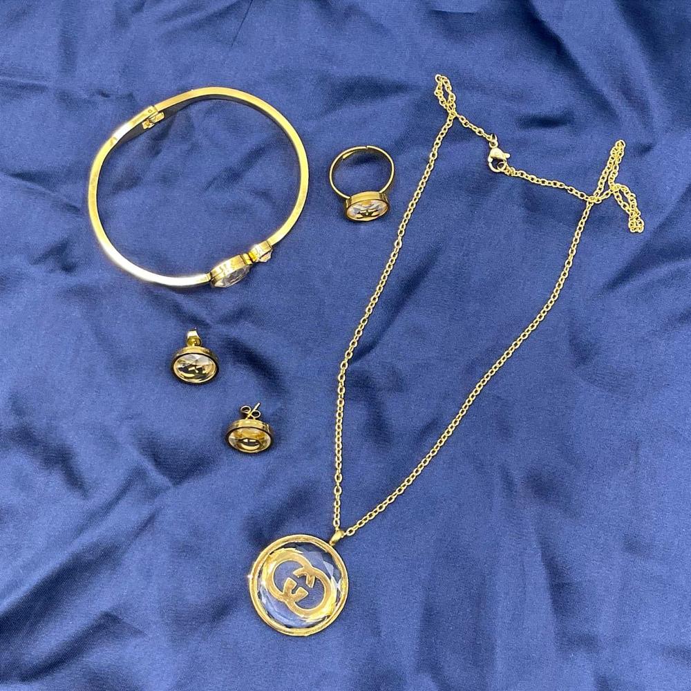 Golden plated necklace